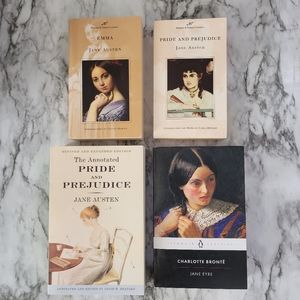 4 Jane Austen & Jane Eyre Books